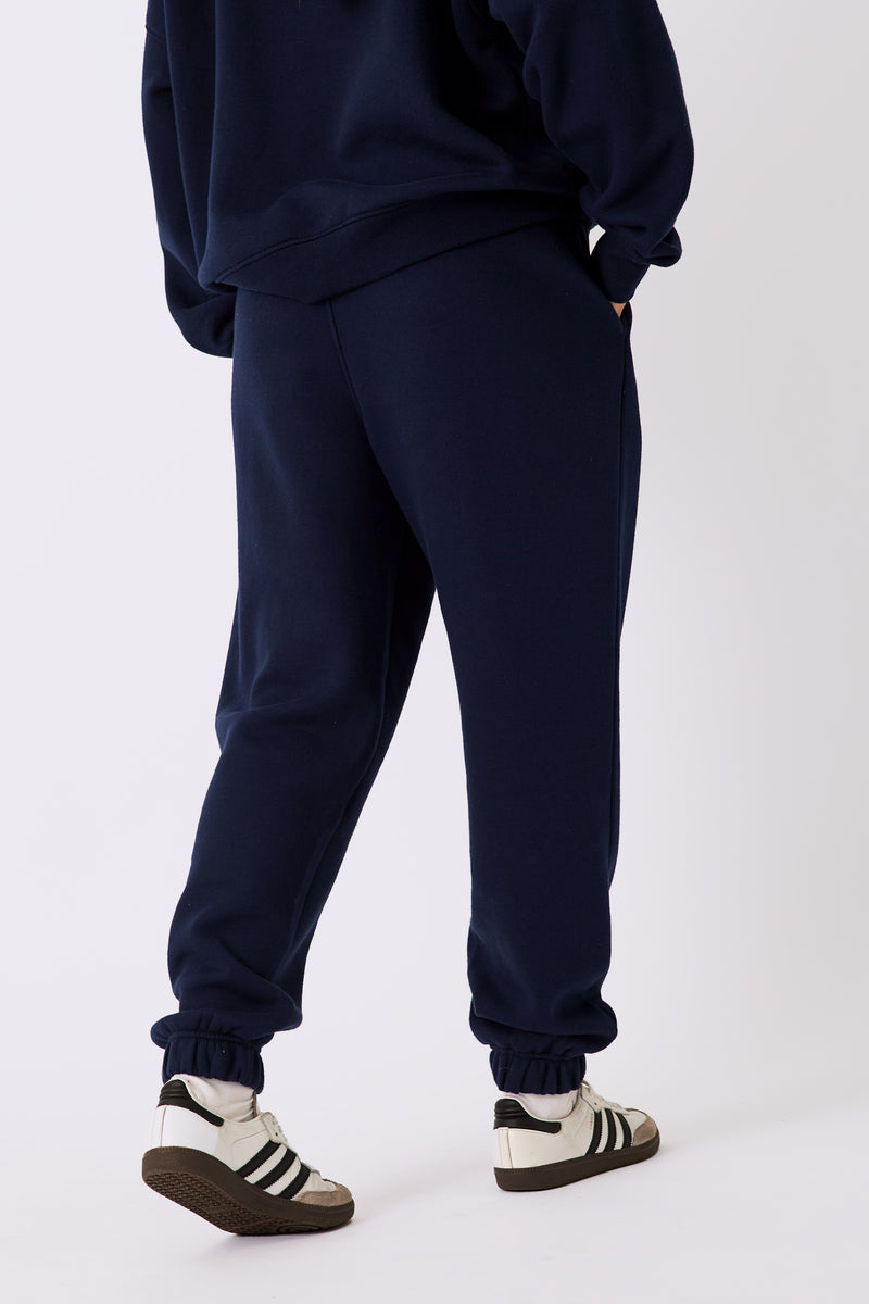 Kaiia Design Bubble Logo Cuffed Joggers Navy