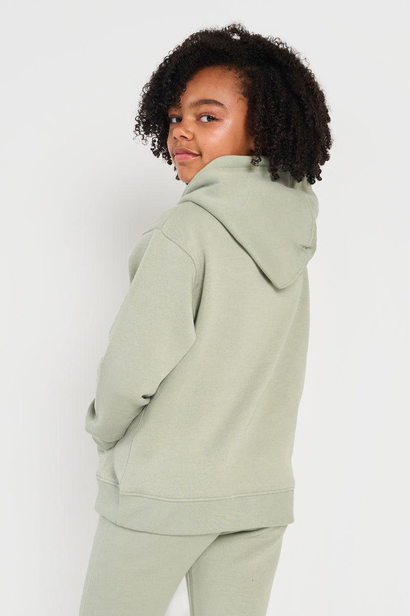 Kaiia Kids Hoodie Sage