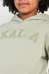 Kaiia Kids Hoodie Sage