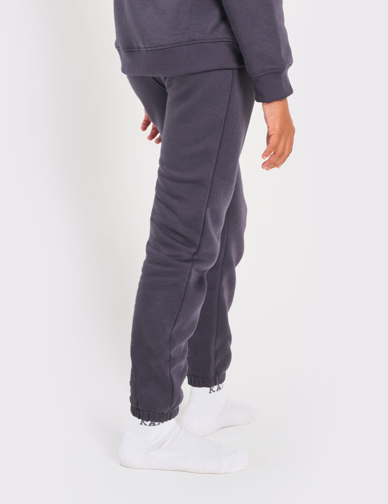 Kaiia Kids Cuffed Joggers Dark Grey