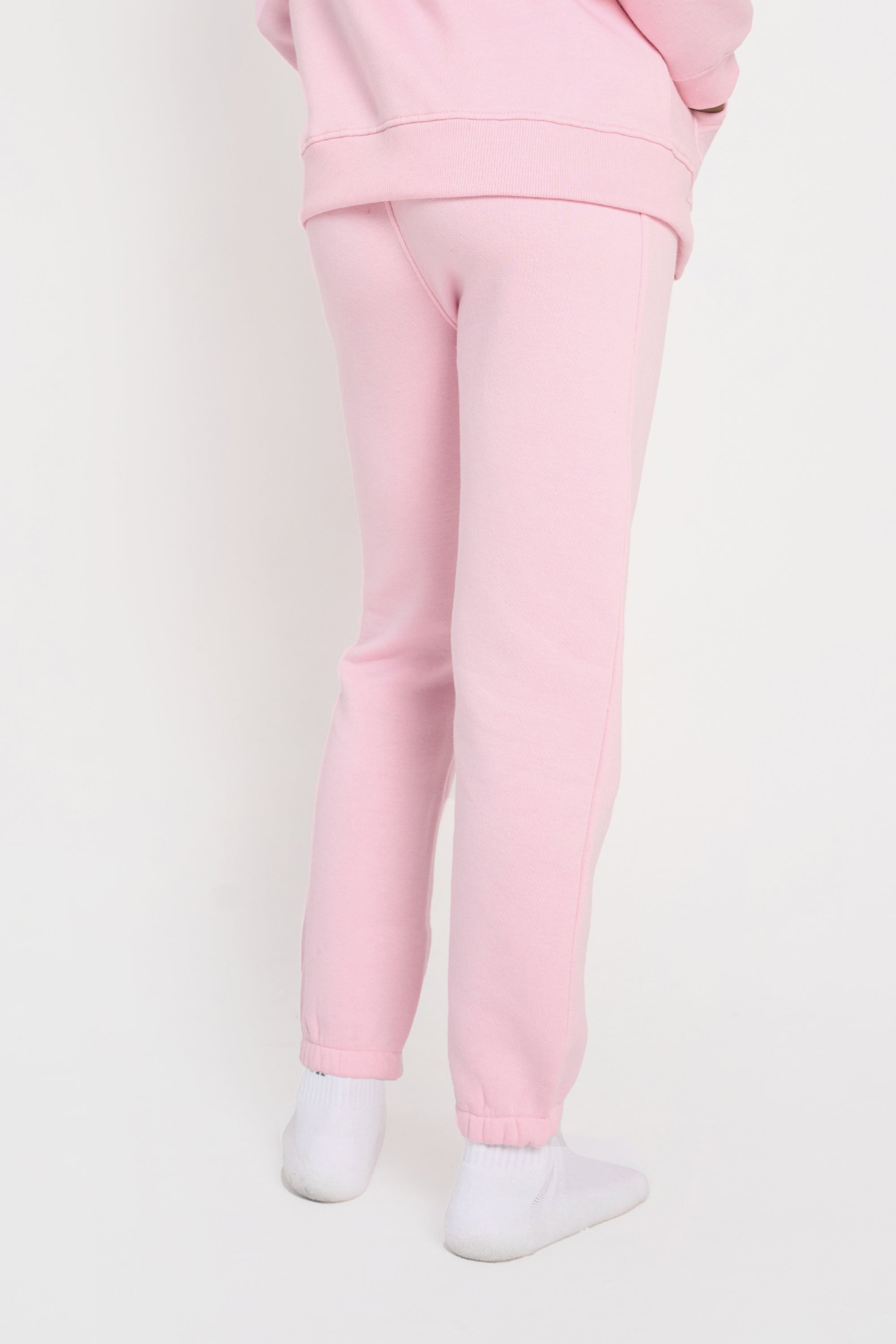 Kaiia Kids Cuffed Joggers Pink