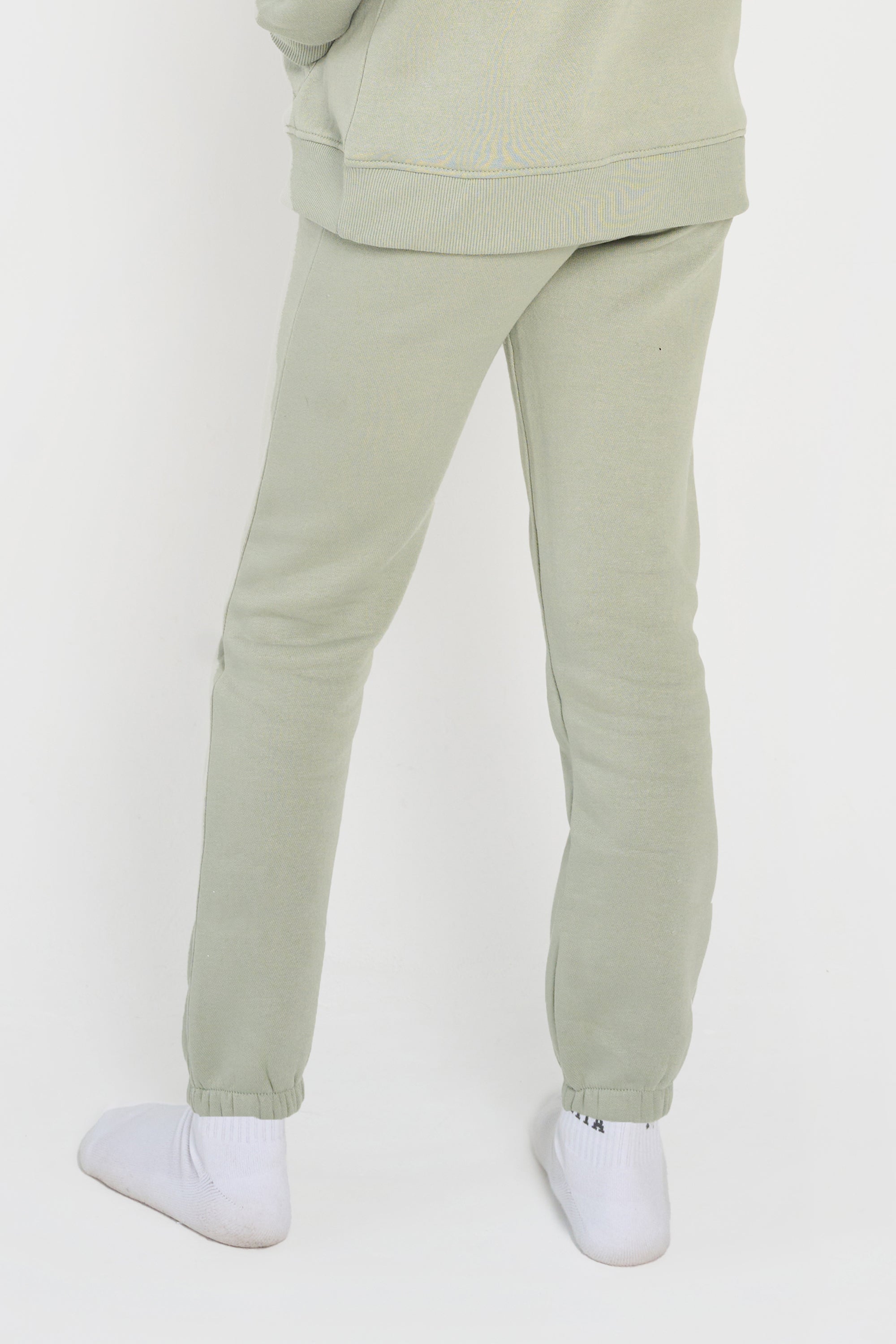 Kaiia Kids Cuffed Joggers Sage