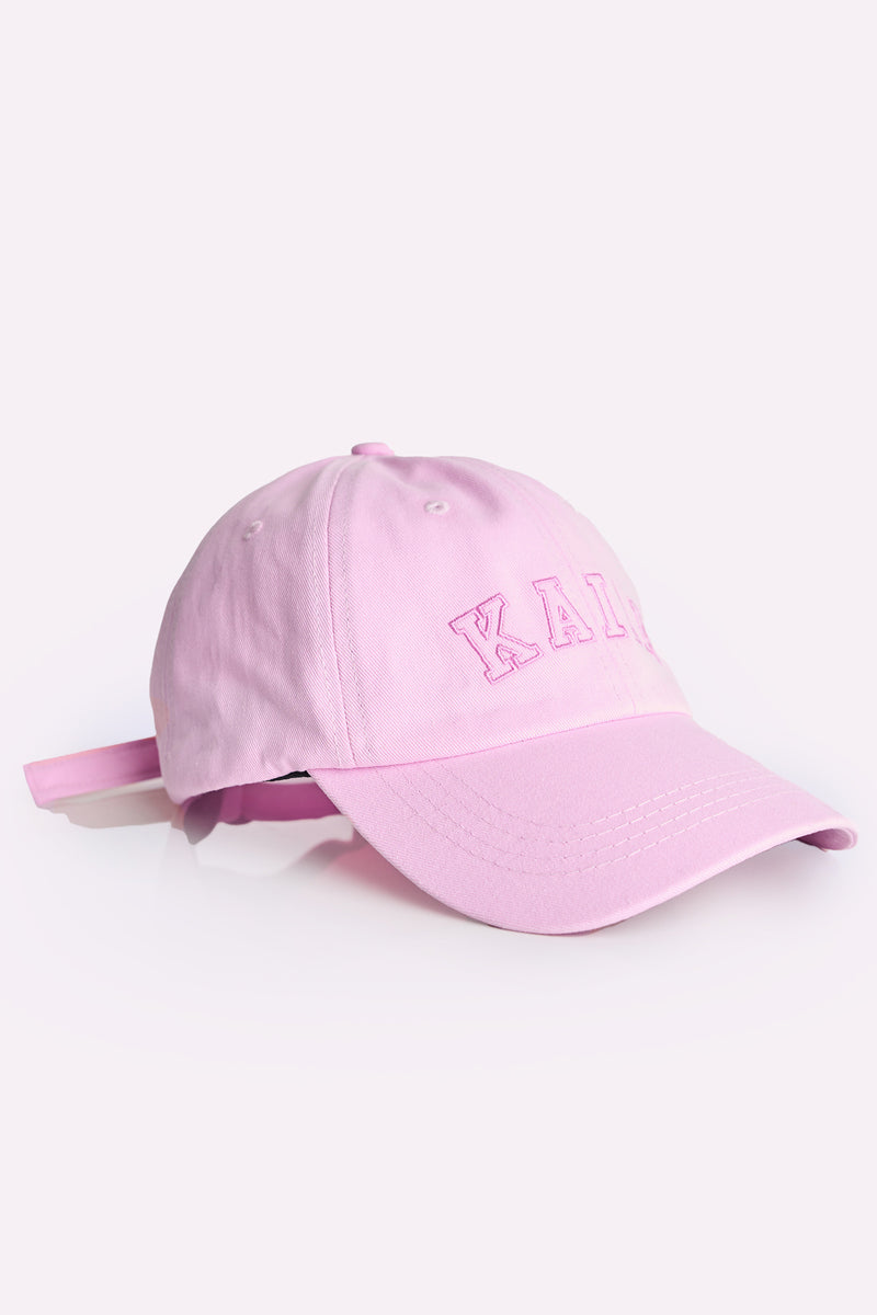 Kaiia Logo Cap Baby Pink