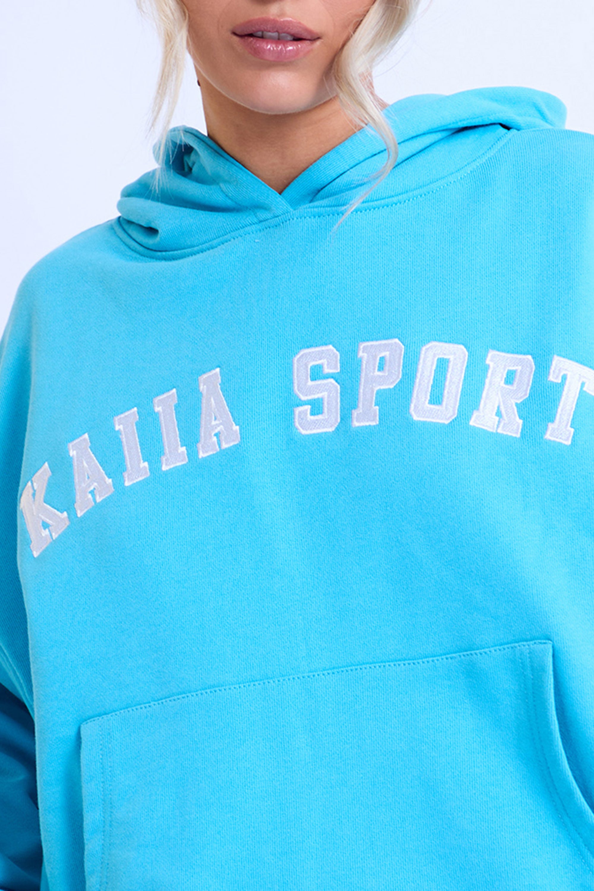 Kaiia Sport Oversized Hoodie Turquoise Kaiia