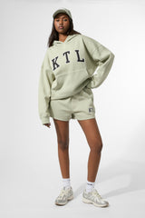 Kaiia KTL Logo Oversized Hoodie Sage