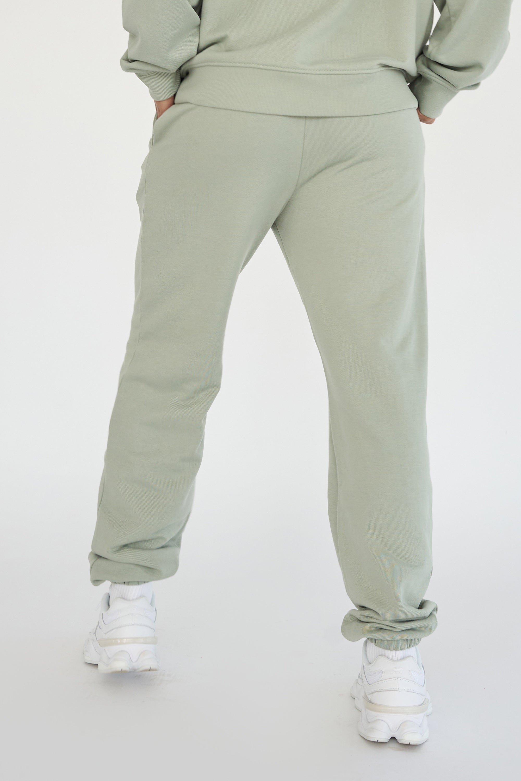 Kaiia Design Bubble Logo Cuffed Joggers Sage Green