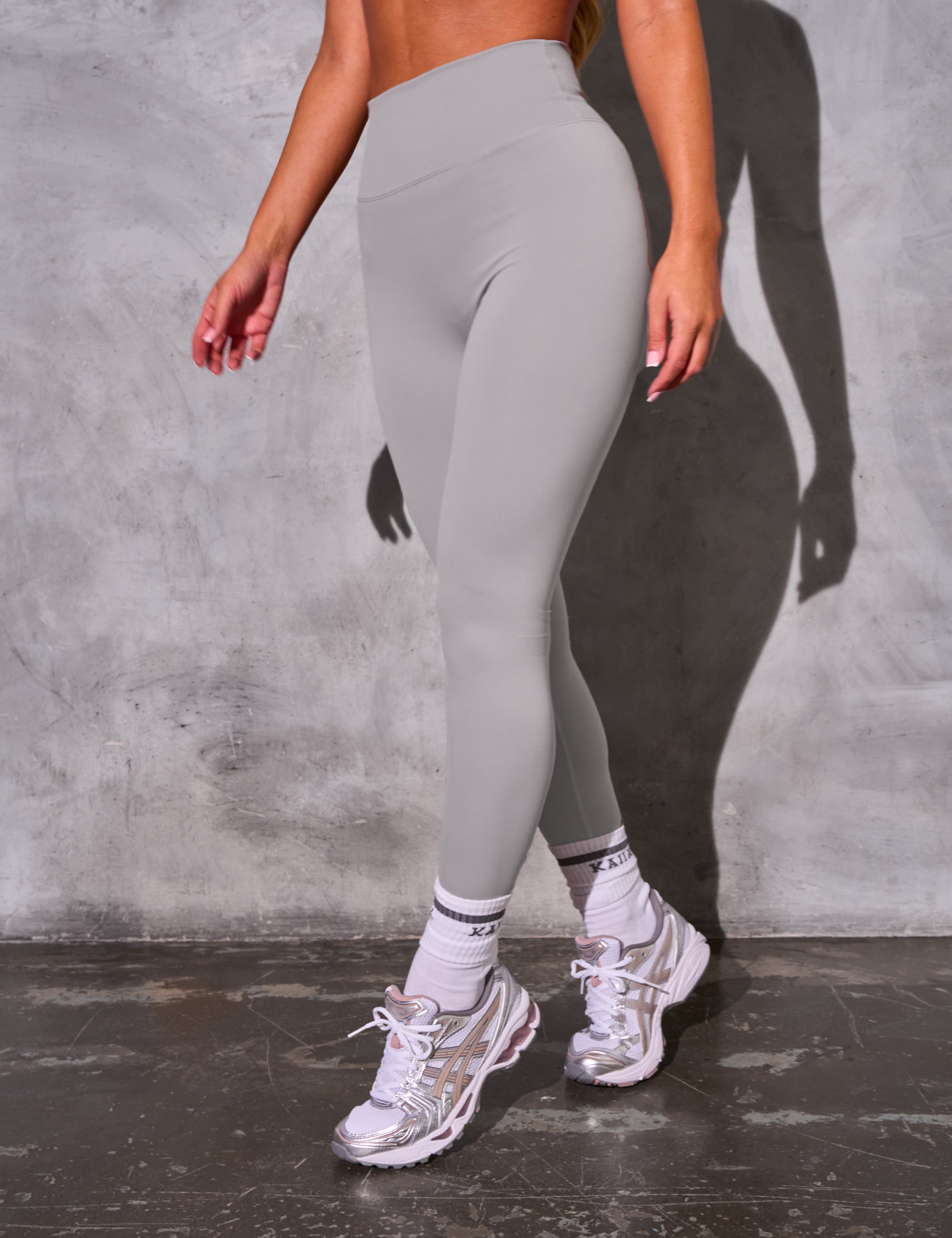 Kaiia Sculpt Leggings Dove Grey