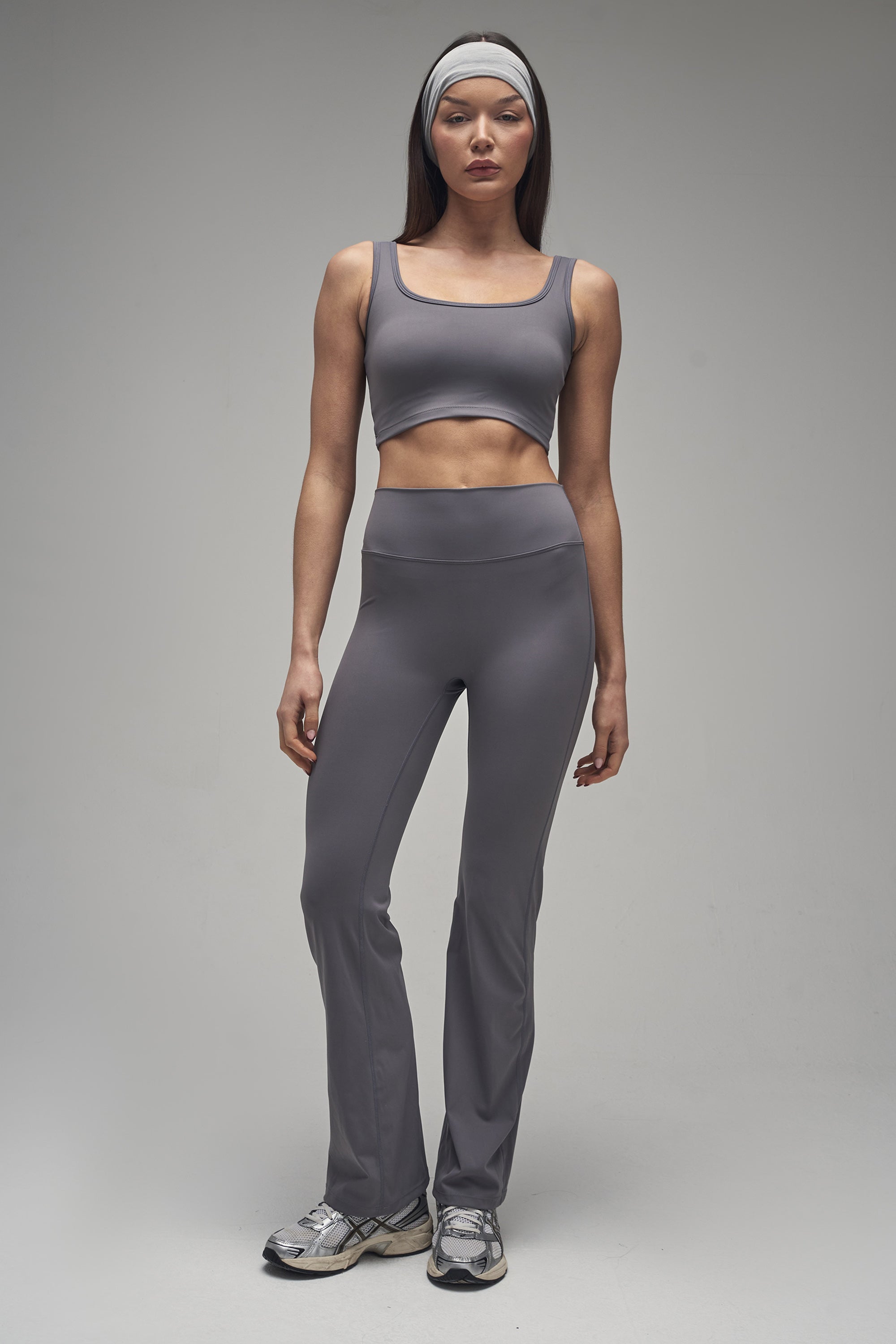 Kaiia Sculpt Yoga Pants Slate Grey