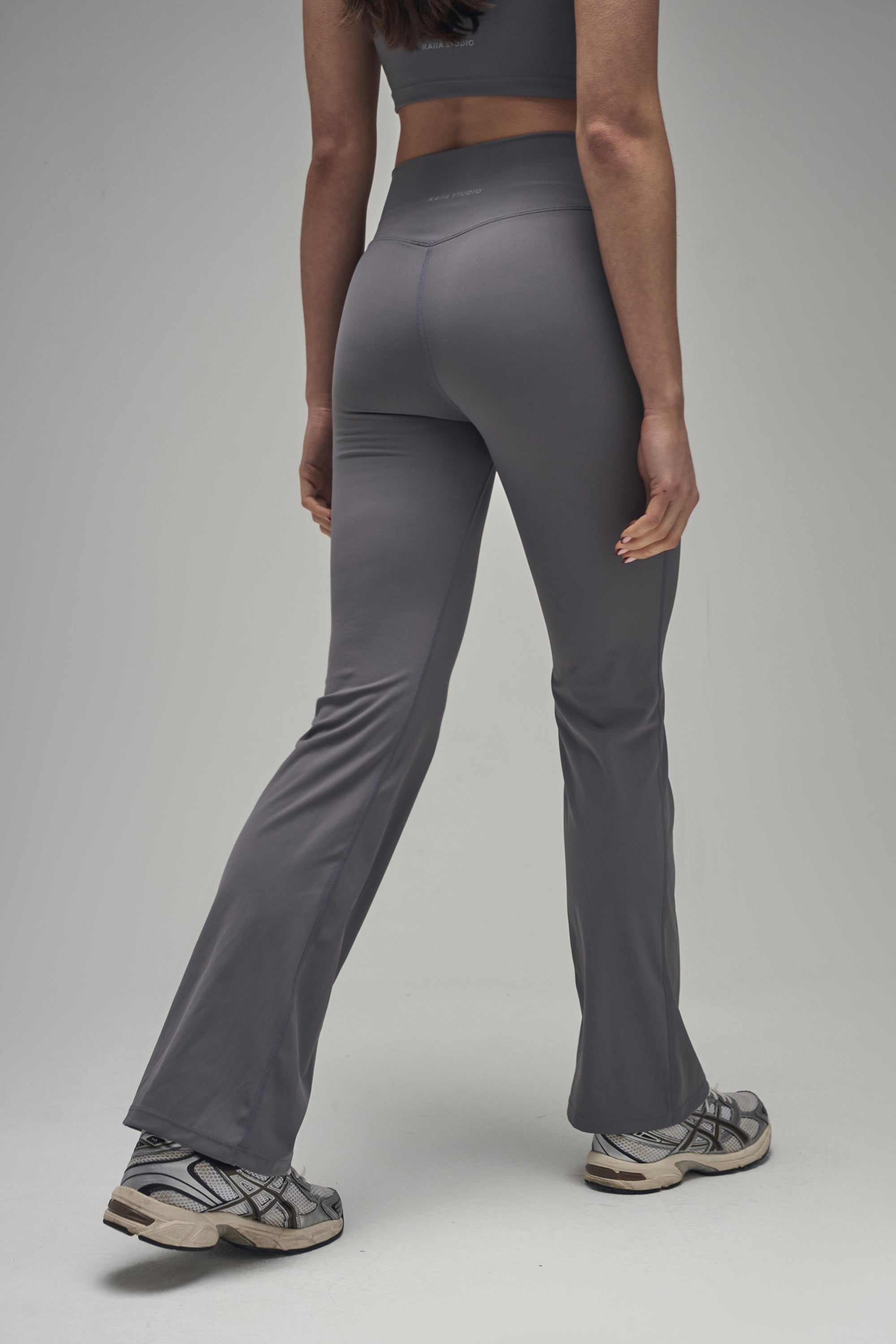 Kaiia Sculpt Yoga Pants Slate Grey