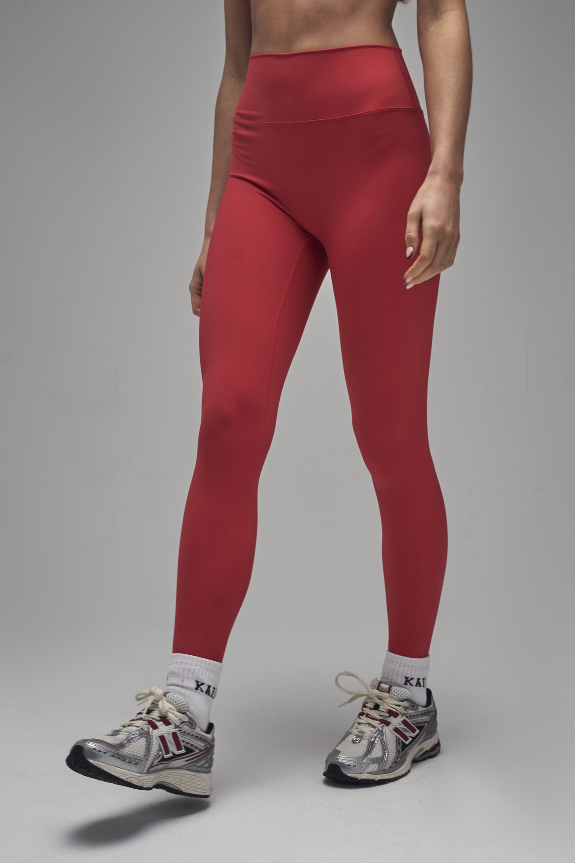 Kaiia Sculpt Leggings Red