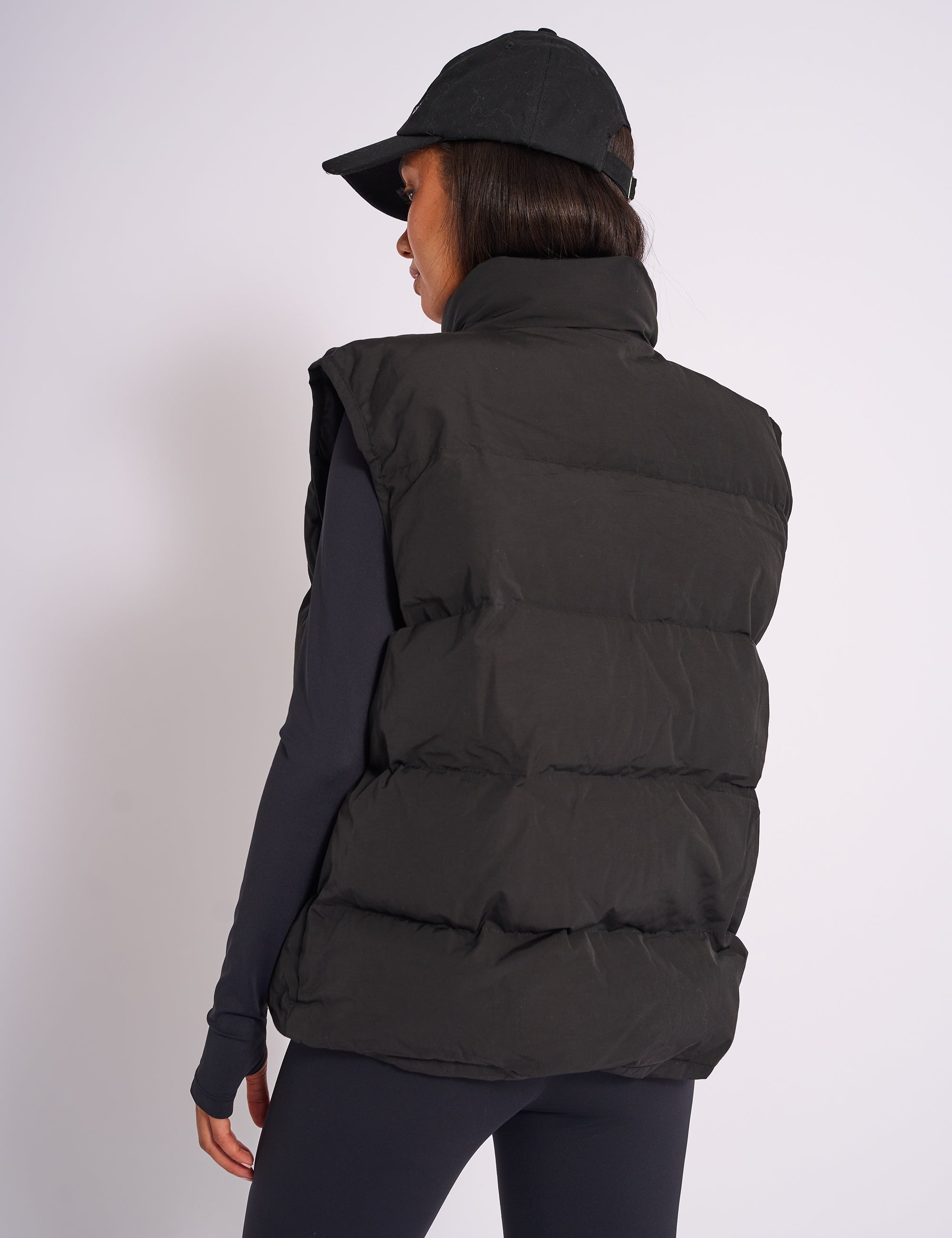 Kaiia Studio Padded Gilet Black