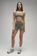 Kaiia Sculpt Shorts Khaki