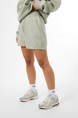 Kaiia Logo Sweat Shorts Matcha