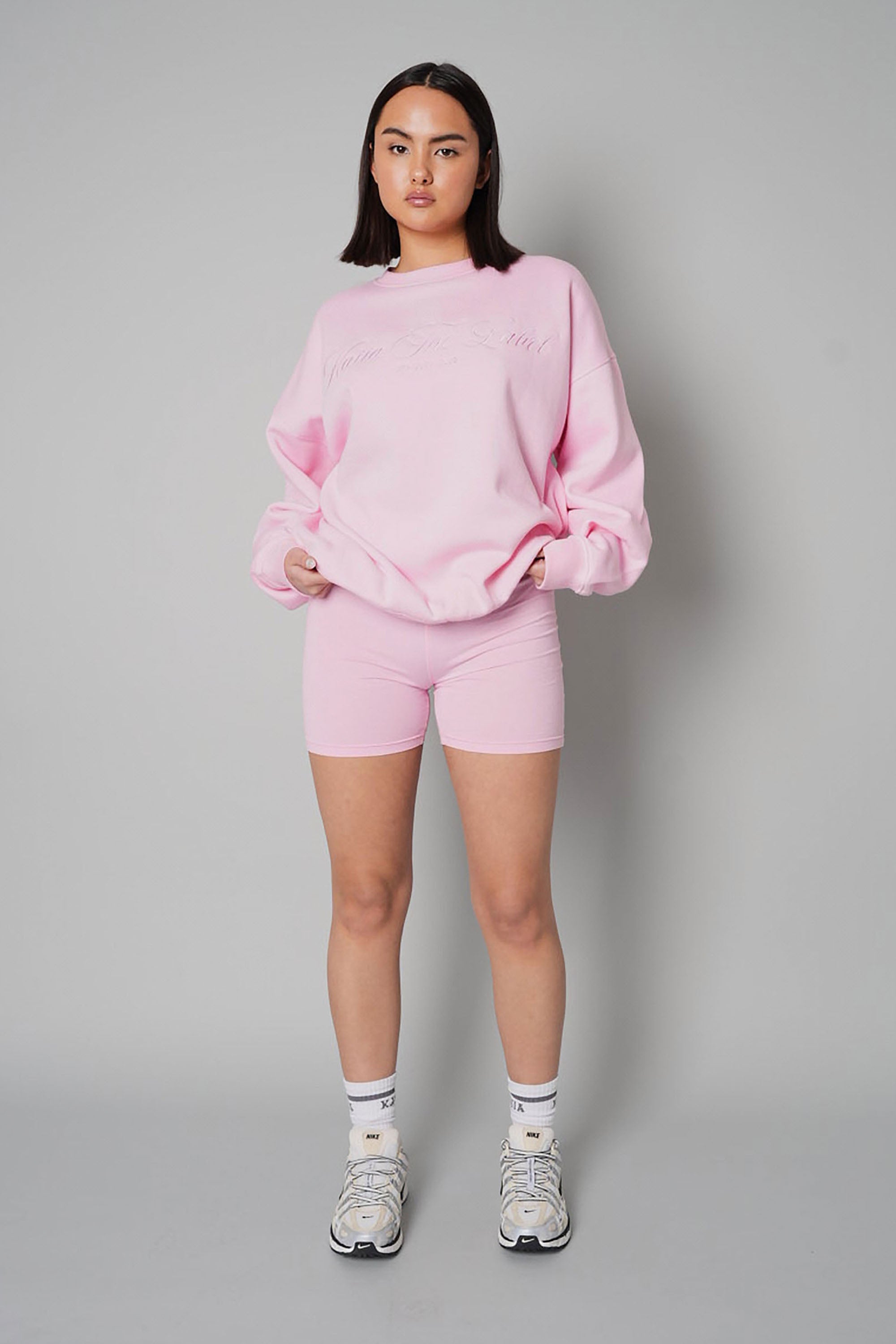 Kaiia the Label Logo Sweatshirt Pink