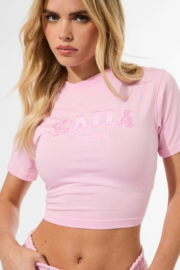 Kaiia Studio Baby Tee Baby Pink