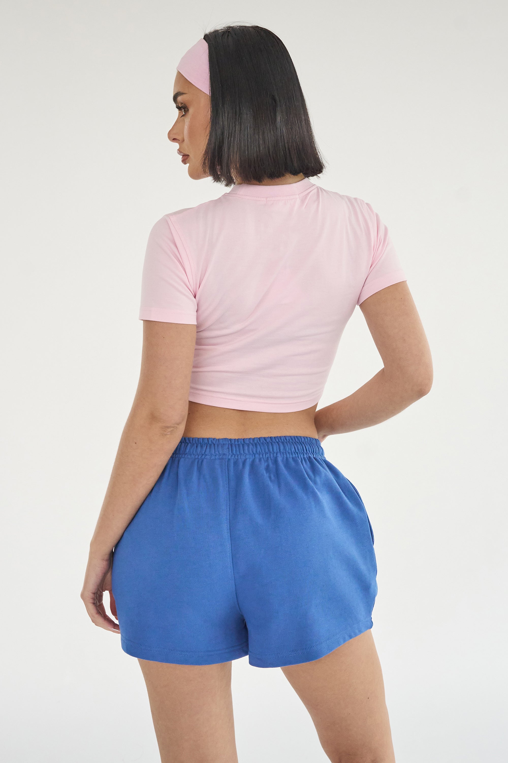 Kaiia Studio Bubble Logo Baby Tee Baby Pink & Blue