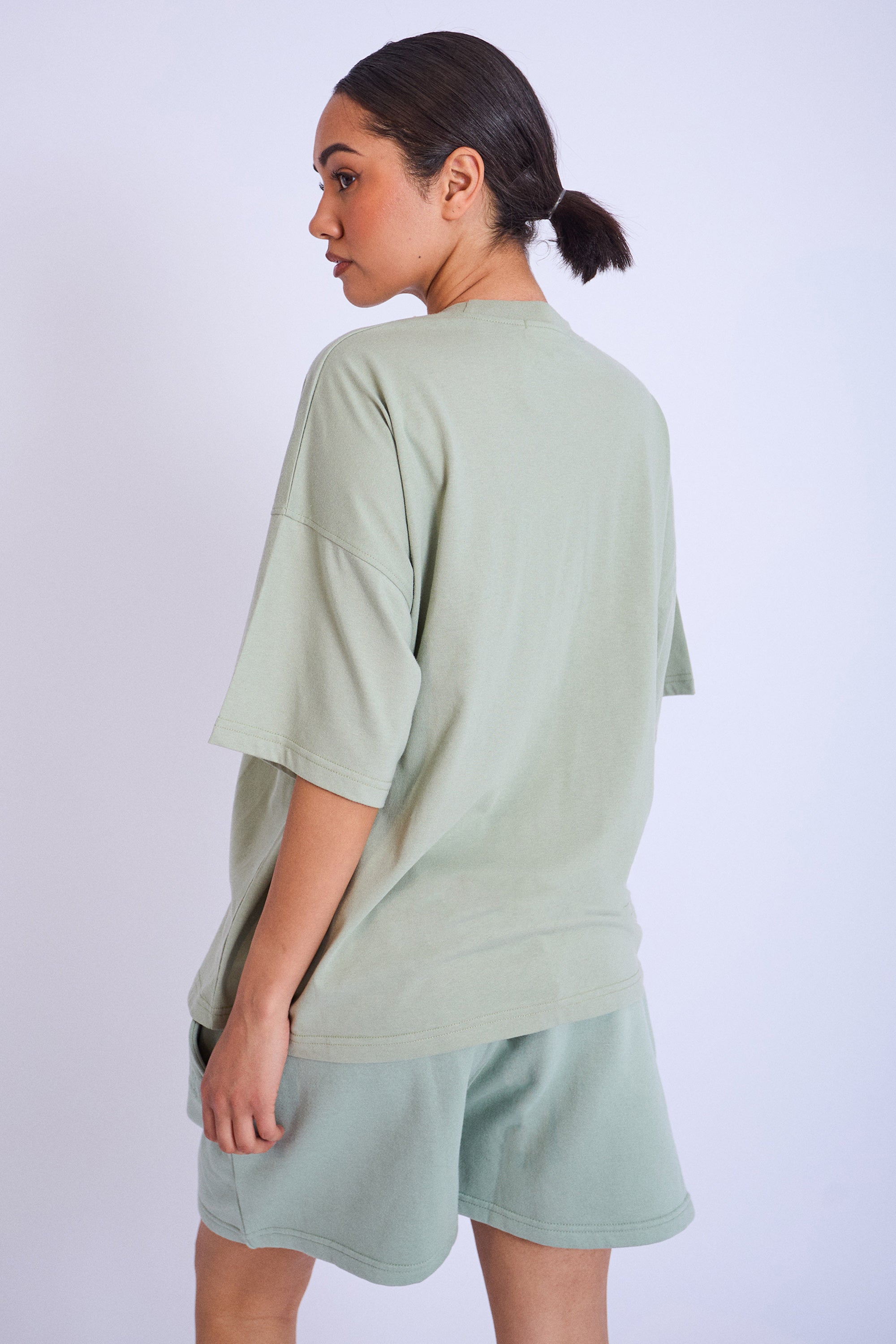 Kaiia Oversized T-shirt Sage Green