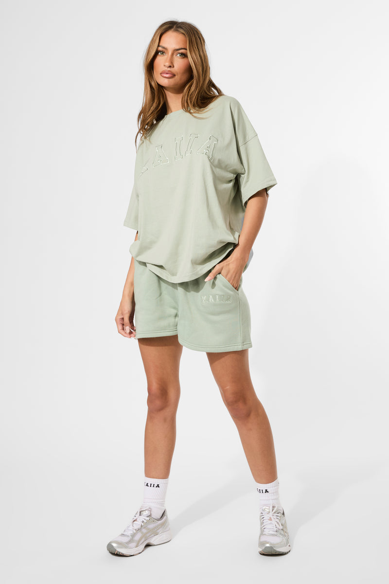 Kaiia Oversized T-shirt Sage Green