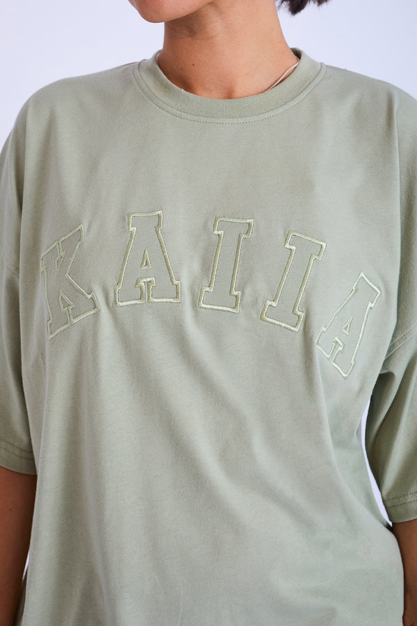 Kaiia Oversized T-shirt Sage Green