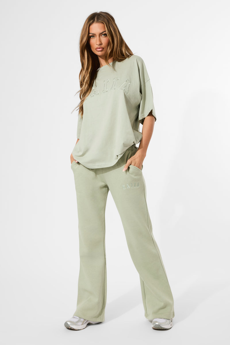 Kaiia Oversized T-shirt Sage Green