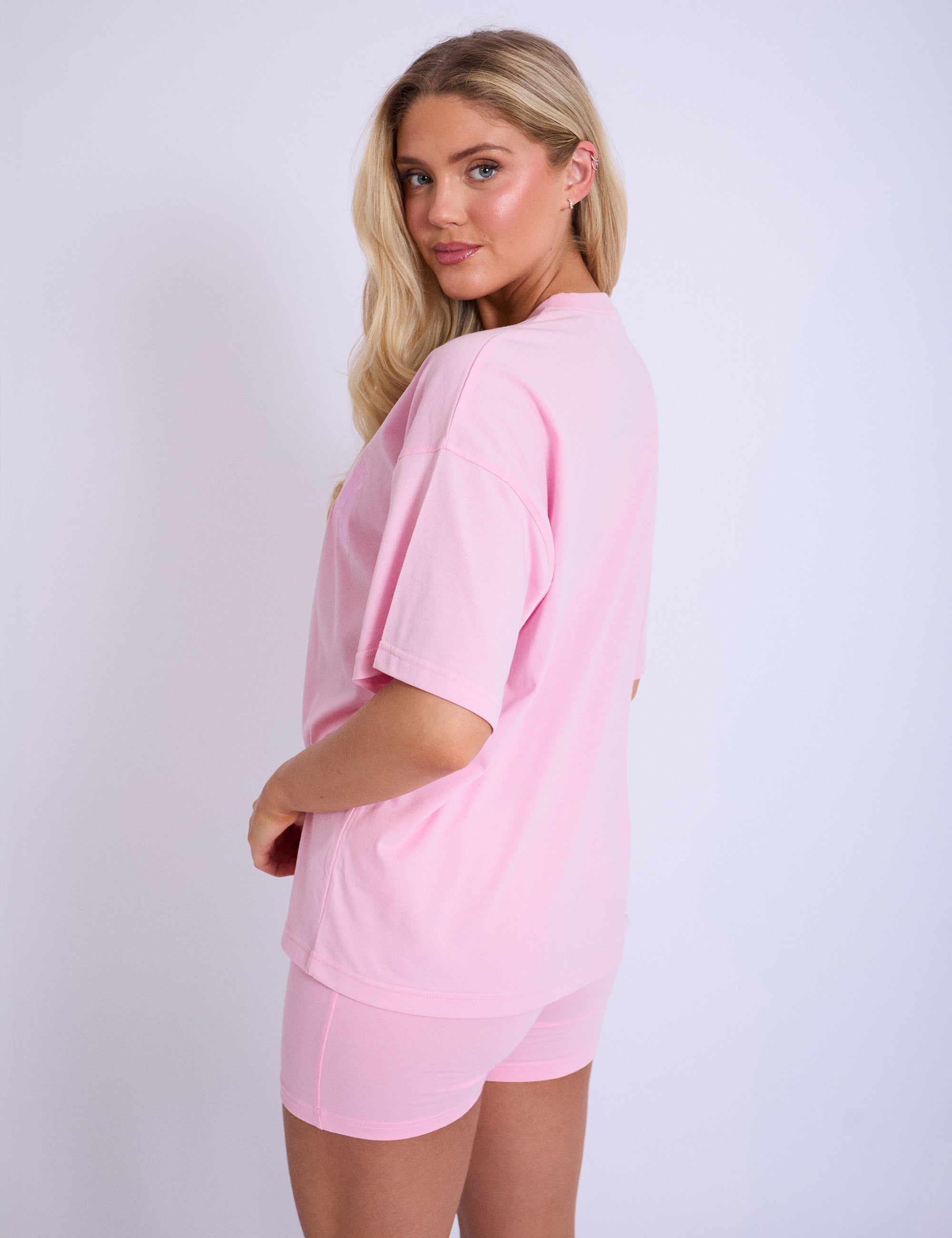 Kaiia Oversized T-shirt Baby Pink