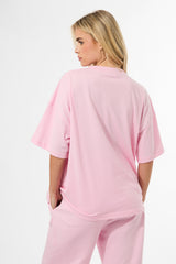 Kaiia Oversized T-shirt Baby Pink