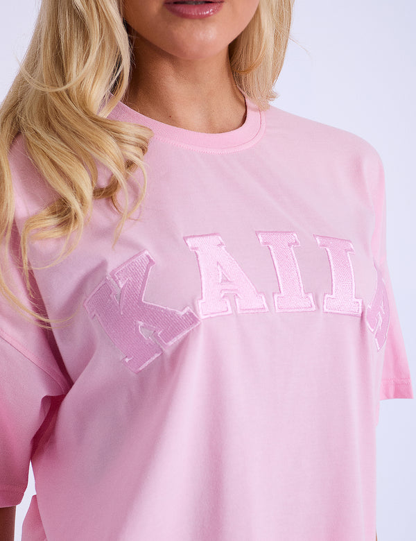 Kaiia Oversized T-shirt Baby Pink