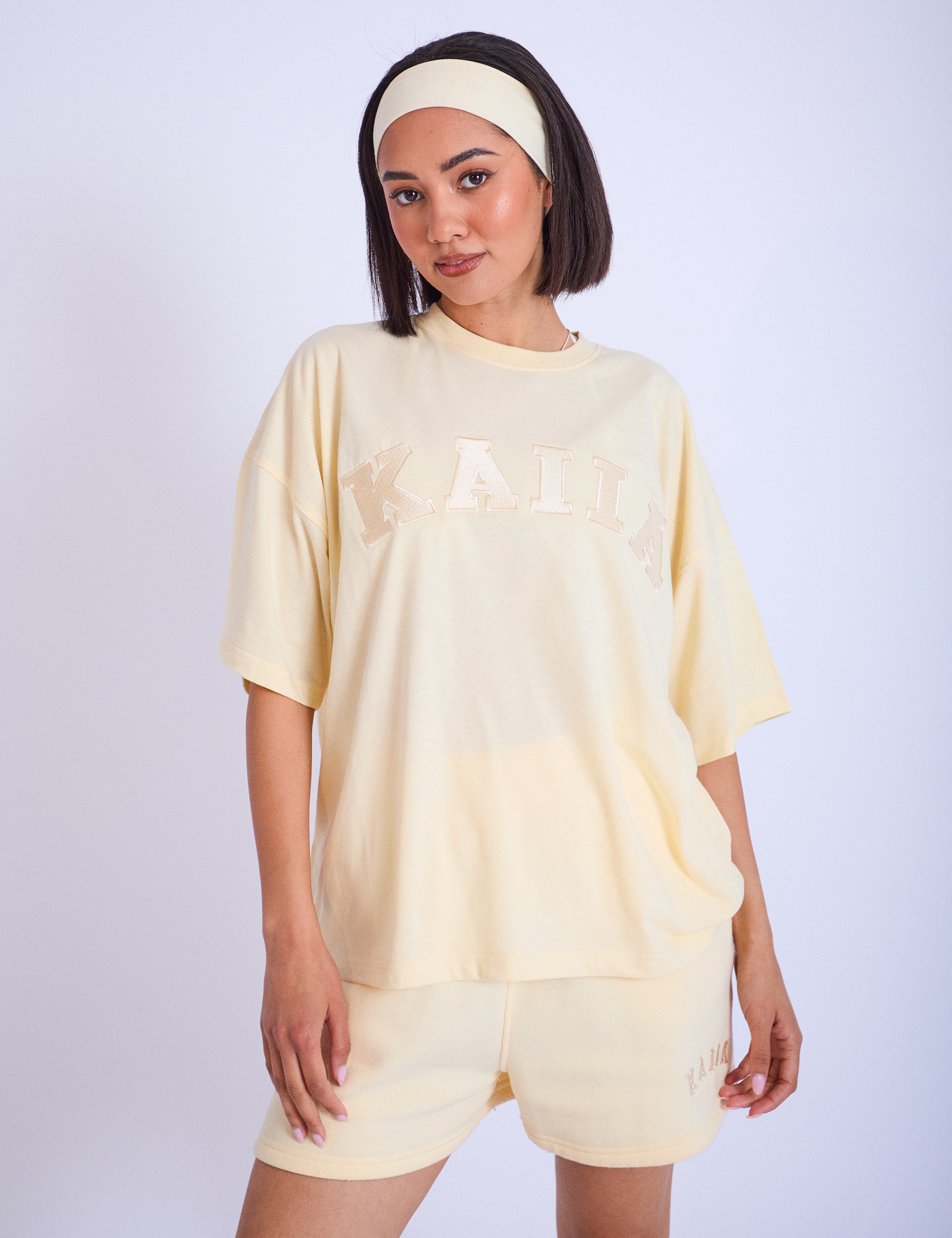 Kaiia Oversized T-shirt Lemon