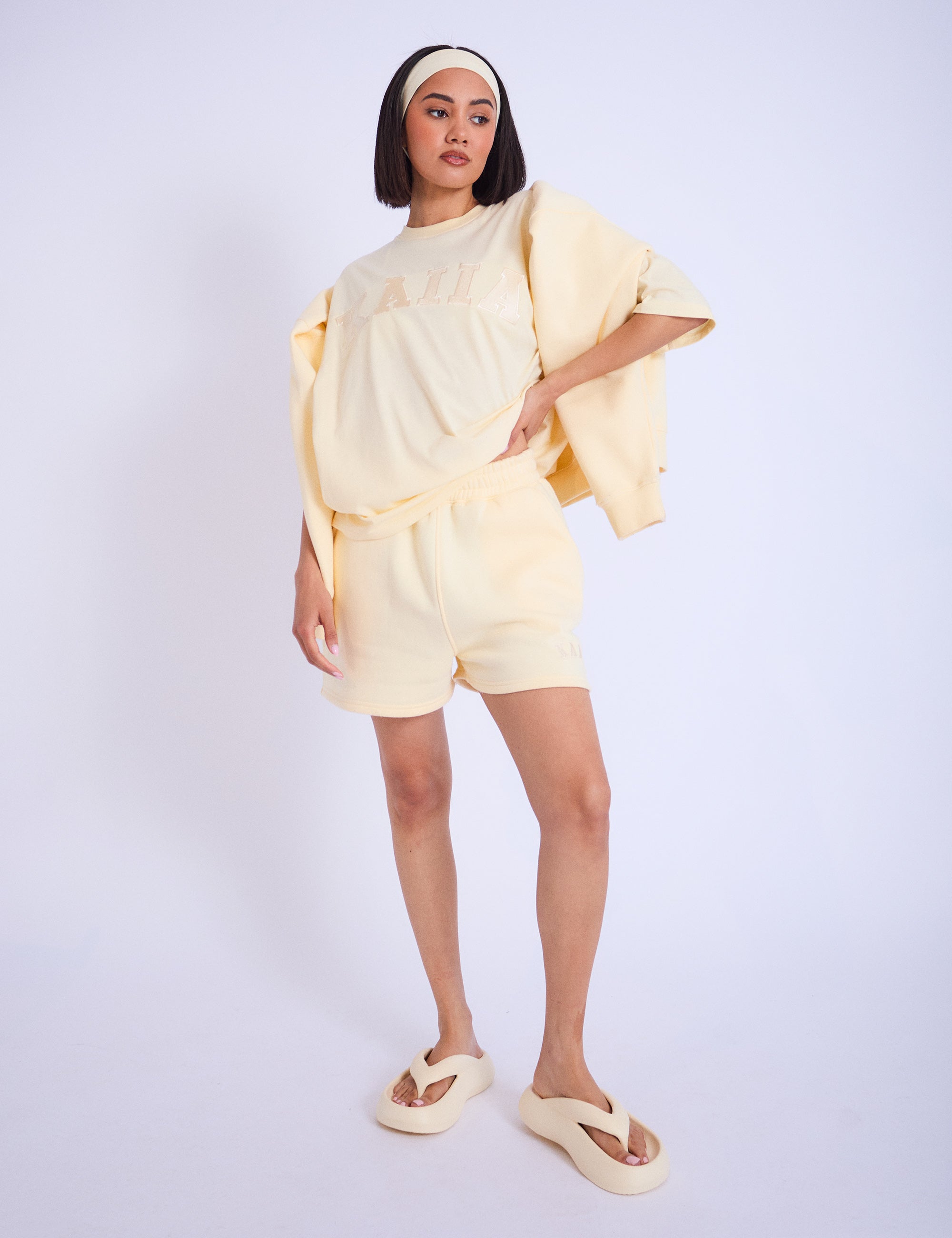 Kaiia Oversized T-shirt Lemon