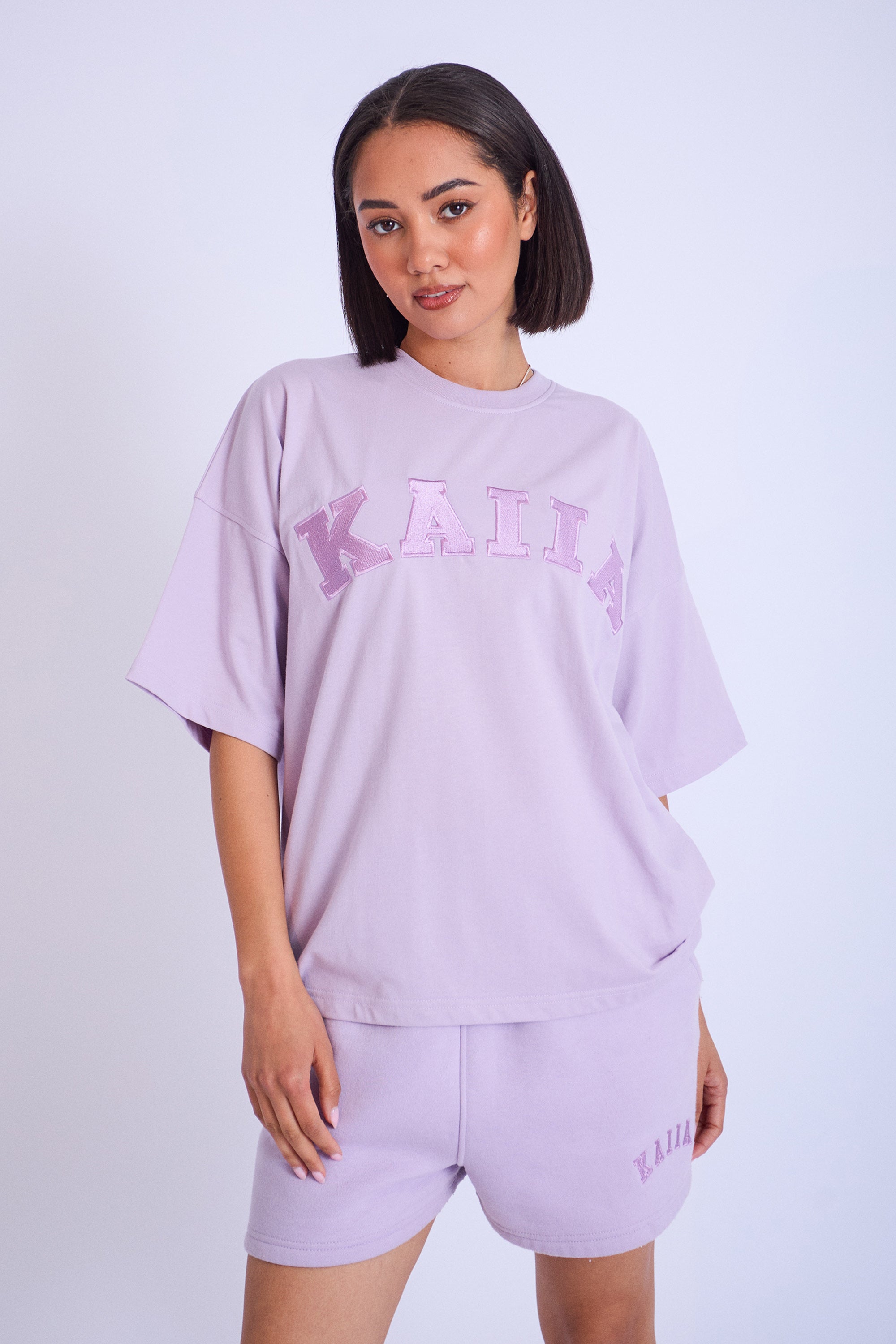 Kaiia Oversized T-shirt Lilac