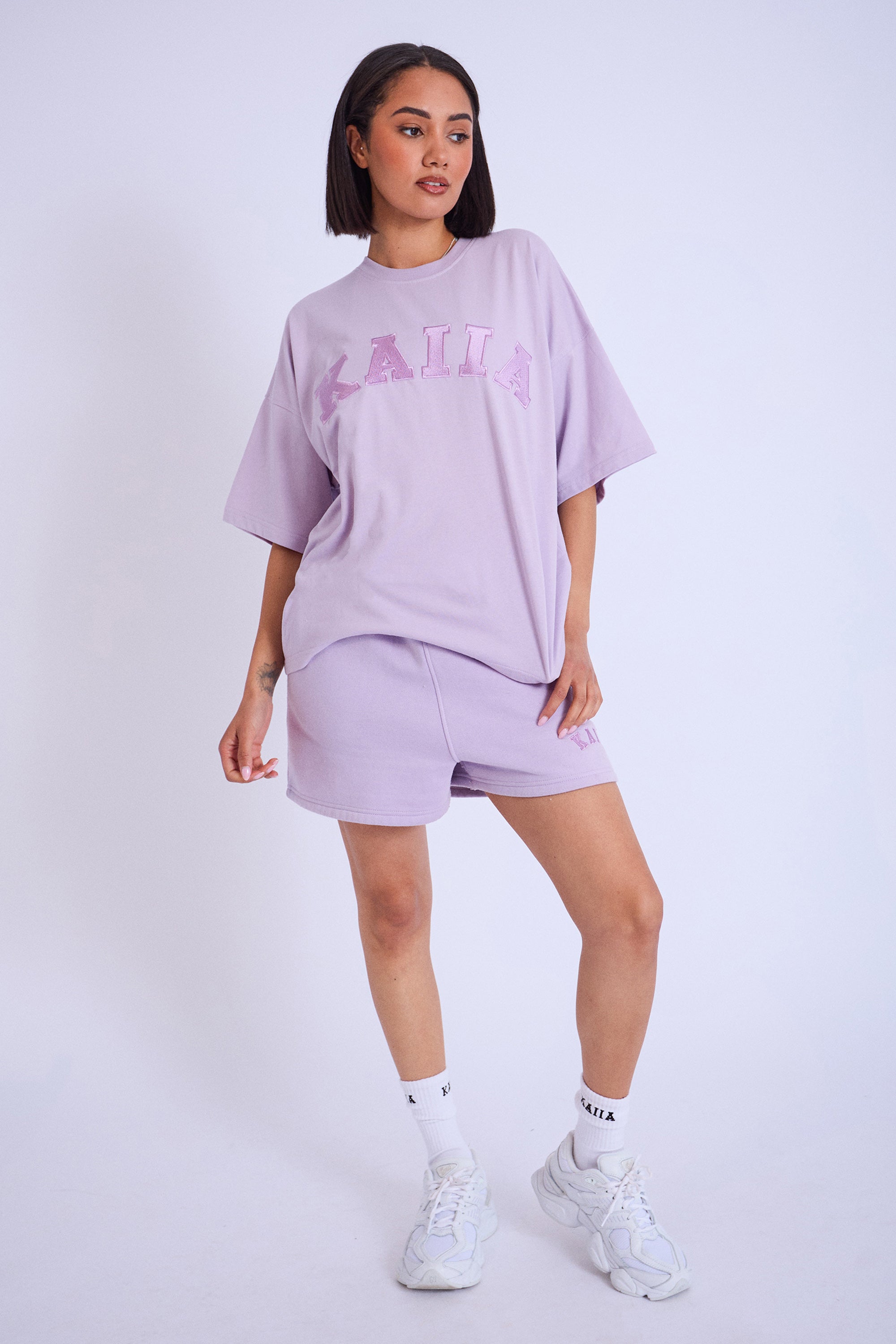 Kaiia Oversized T-shirt Lilac