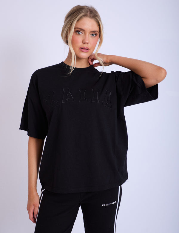 Kaiia Oversized T-shirt Black