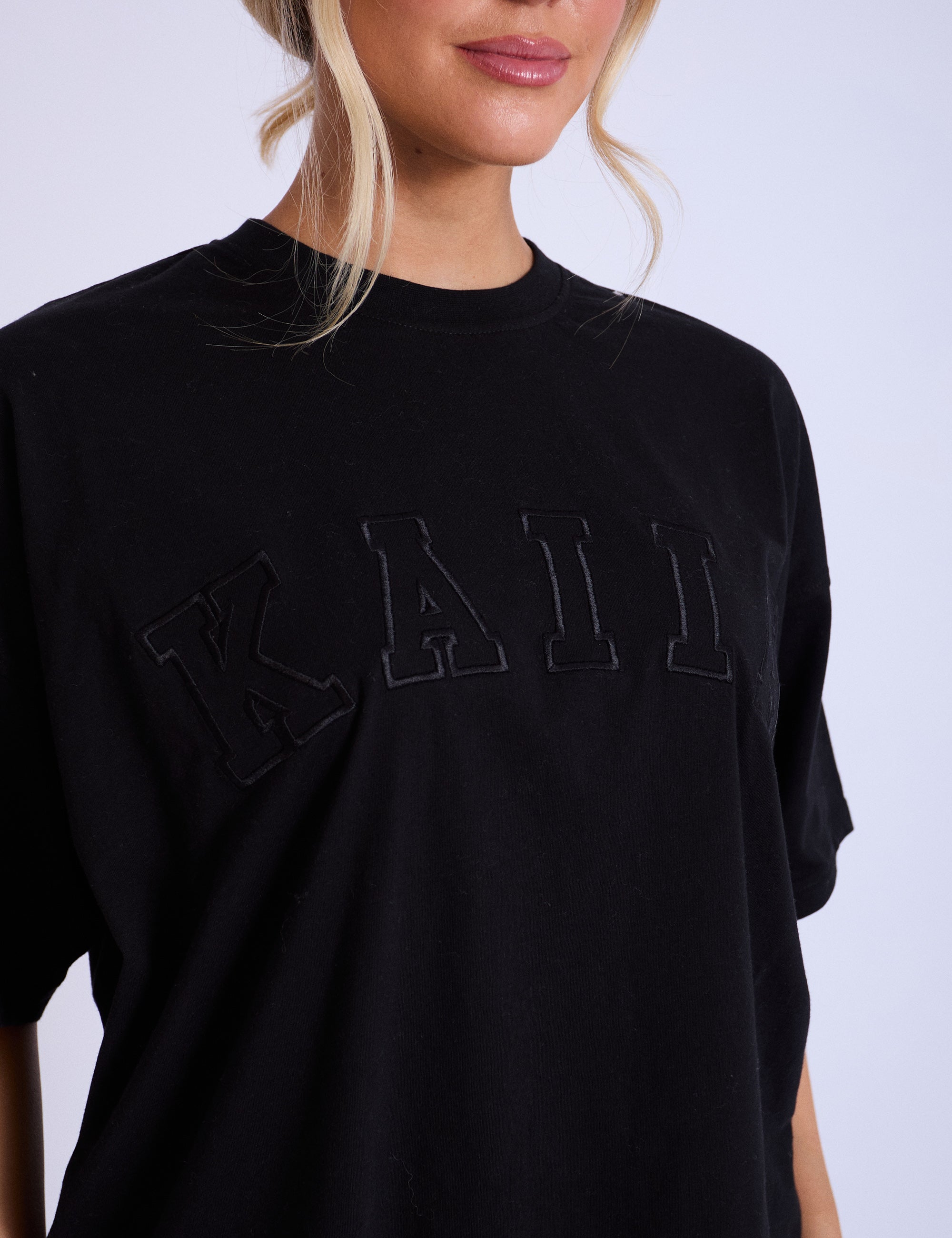 Kaiia Oversized T-shirt Black