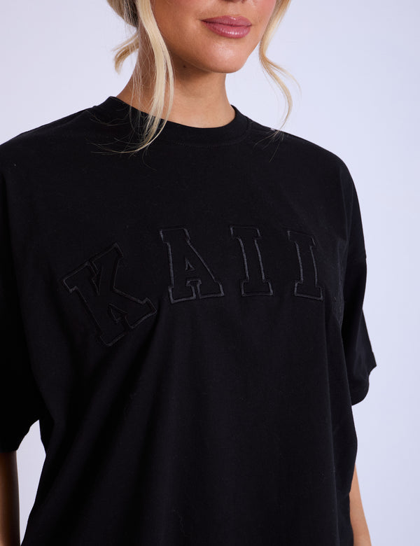 Kaiia Oversized T-shirt Black