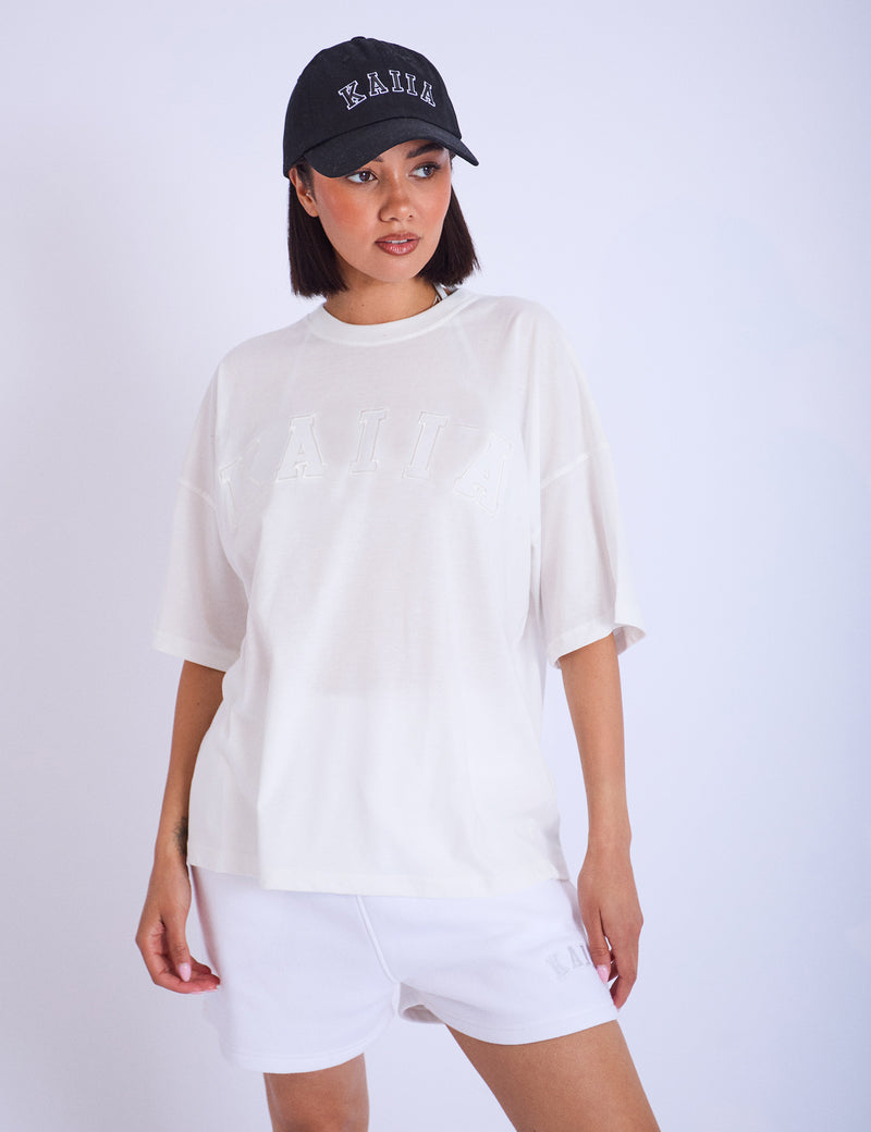 Kaiia Oversized T-shirt Vanilla