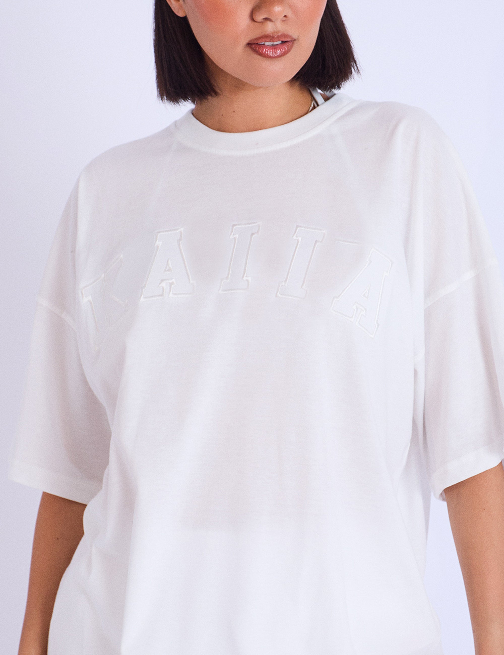 Kaiia Oversized T-shirt Vanilla