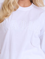 Kaiia Oversized T-shirt White