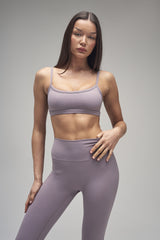 Kaiia Sculpt Scoop Neck Bralette Mauve