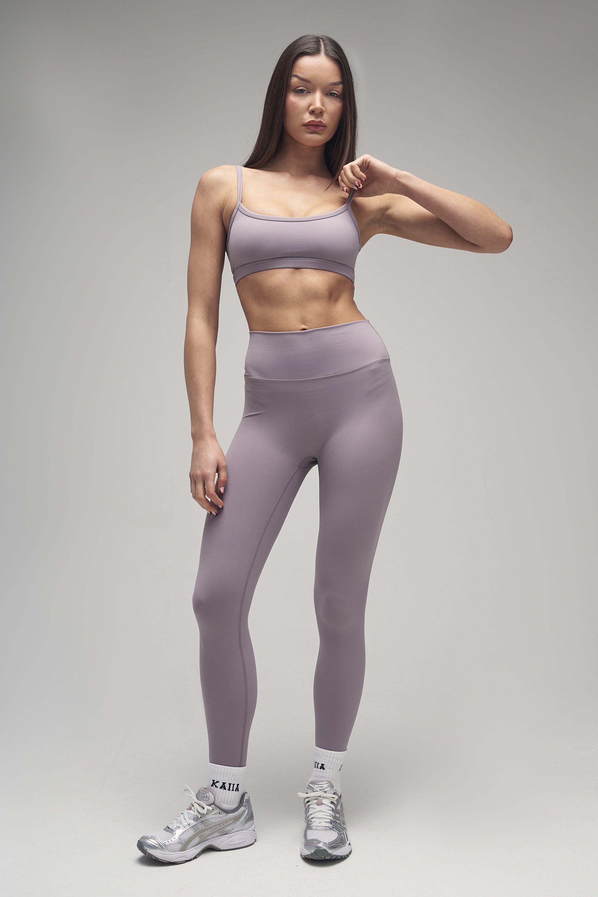 Kaiia Sculpt Scoop Neck Bralette Mauve