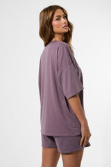 Kaiia Sport Oversized T-shirt Elderberry