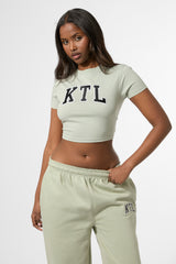 Kaiia KTL Logo Baby Tee Sage