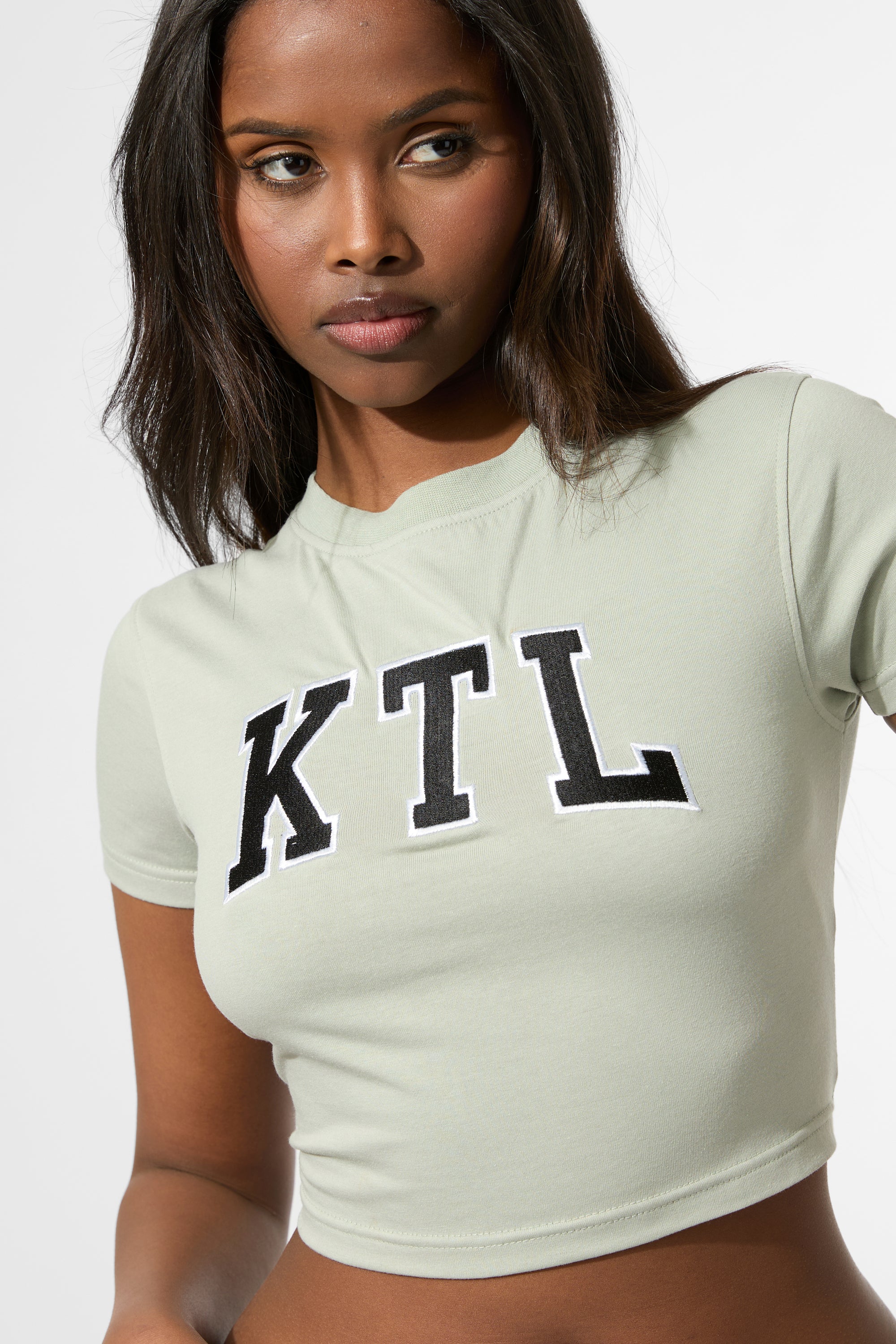 Kaiia KTL Logo Baby Tee Sage