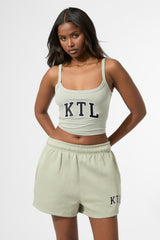 Kaiia KTL Logo Cami Vest Top Sage