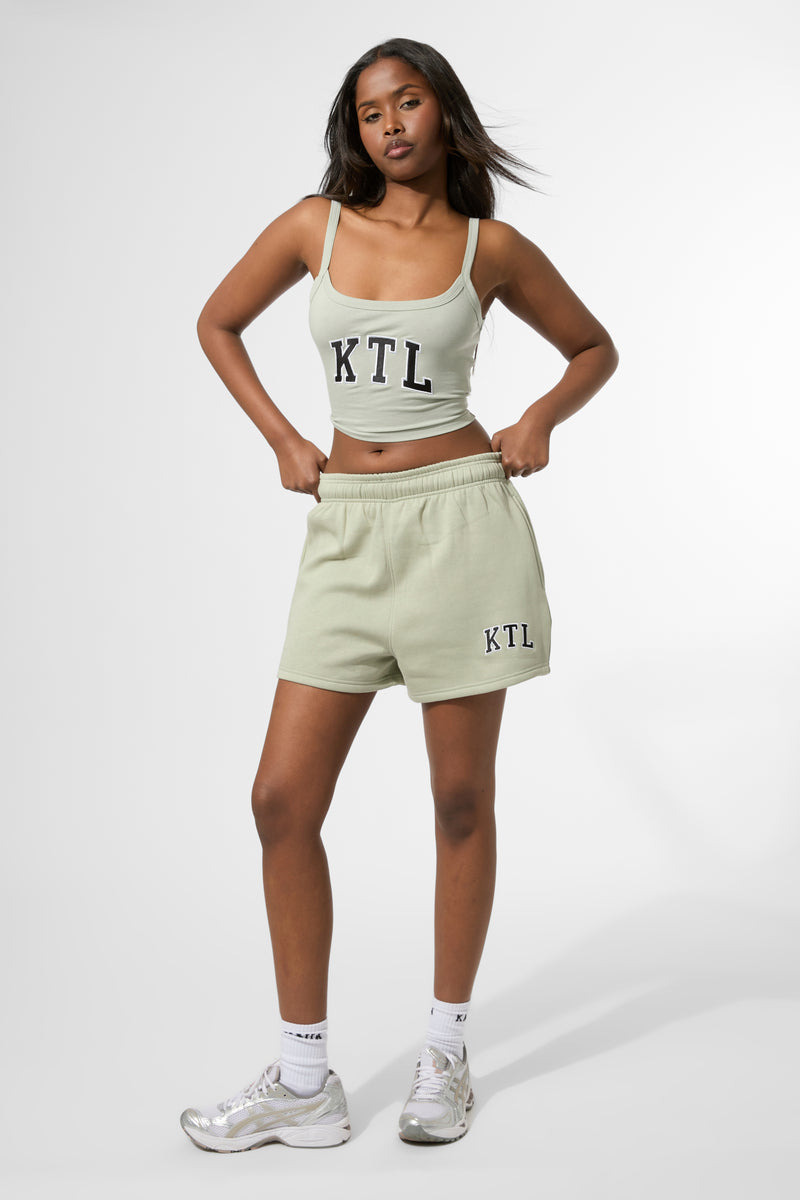 Kaiia KTL Logo Cami Vest Top Sage