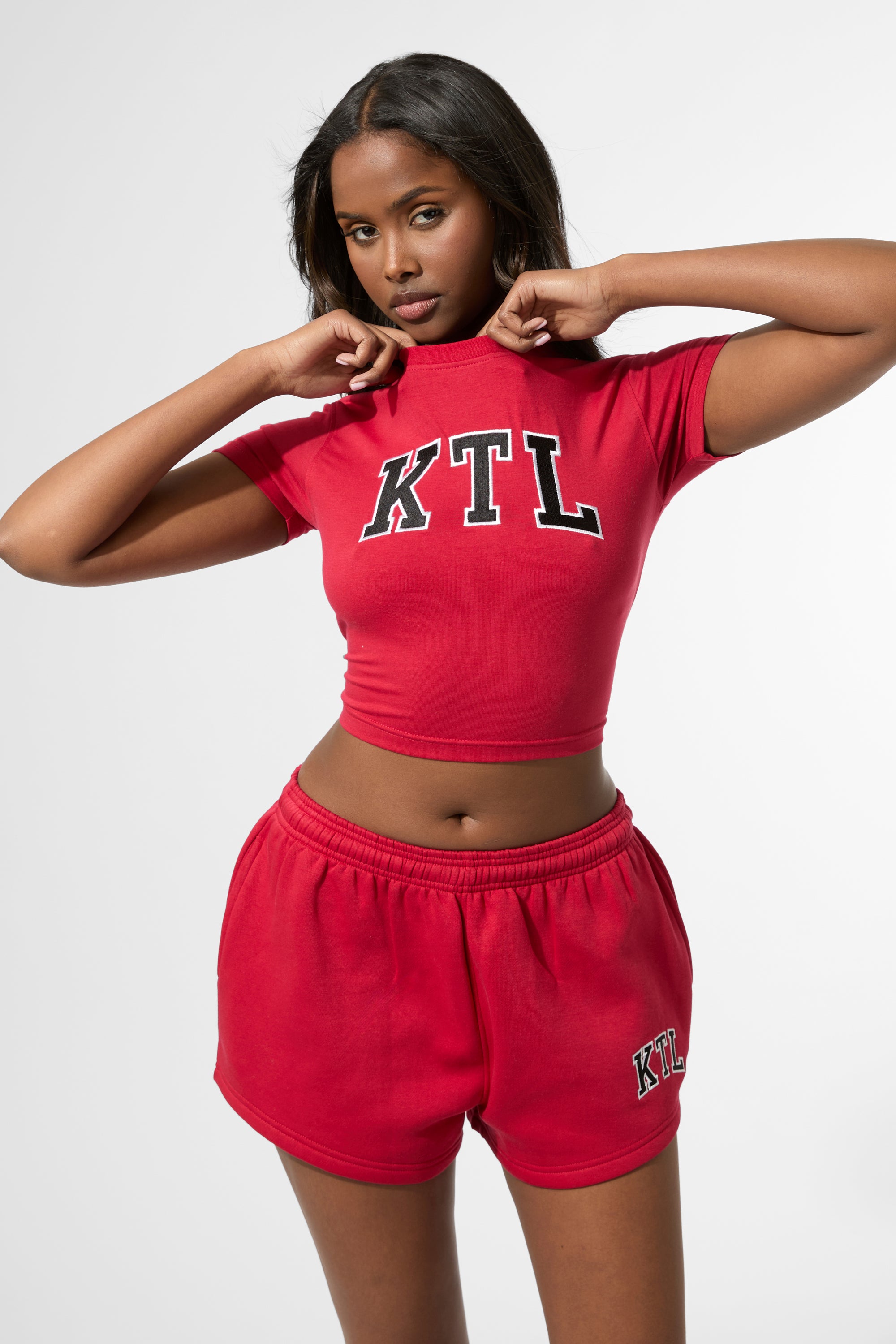 Kaiia KTL Logo Baby Tee Red