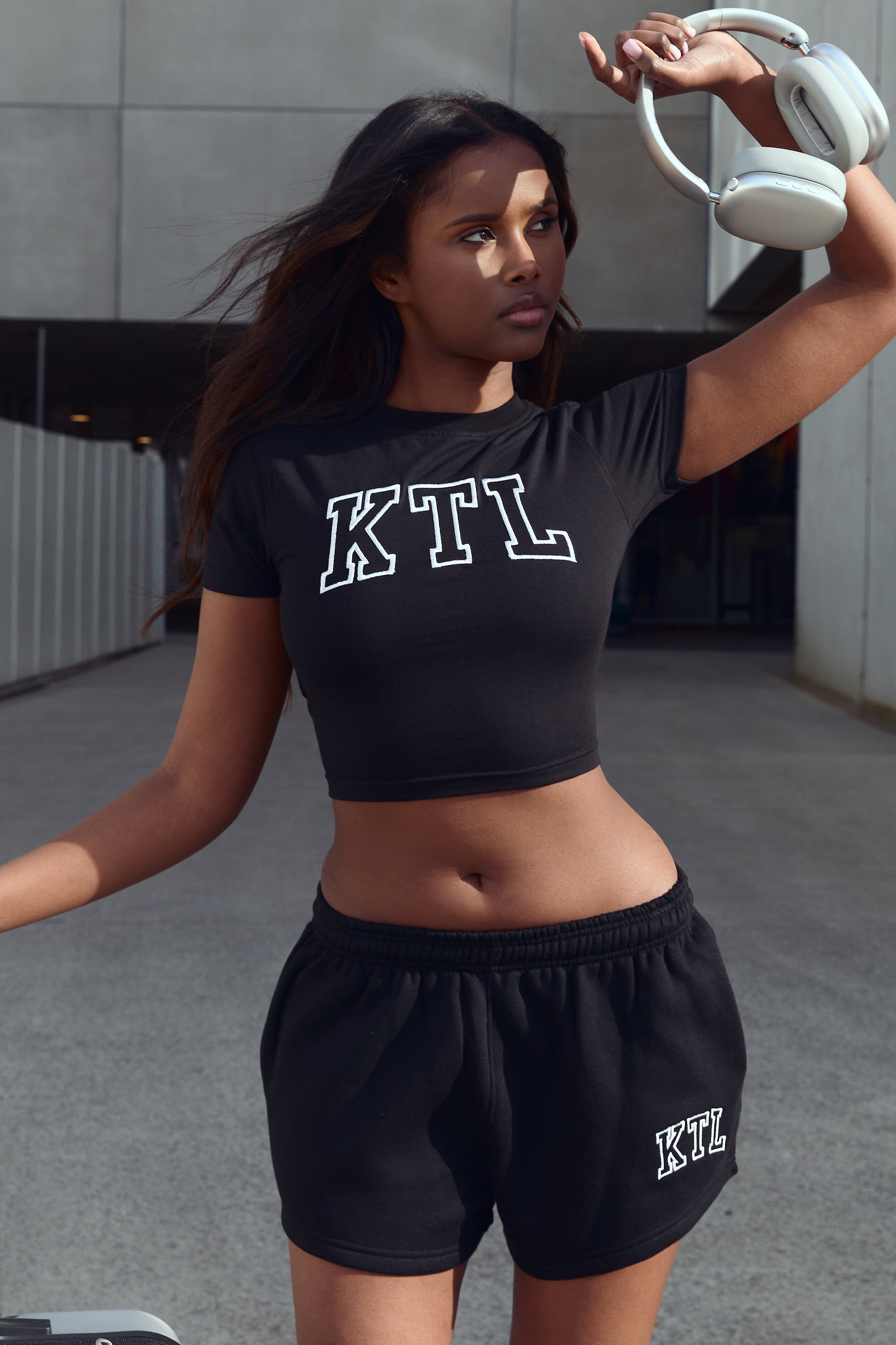 Kaiia KTL Logo Baby Tee Black