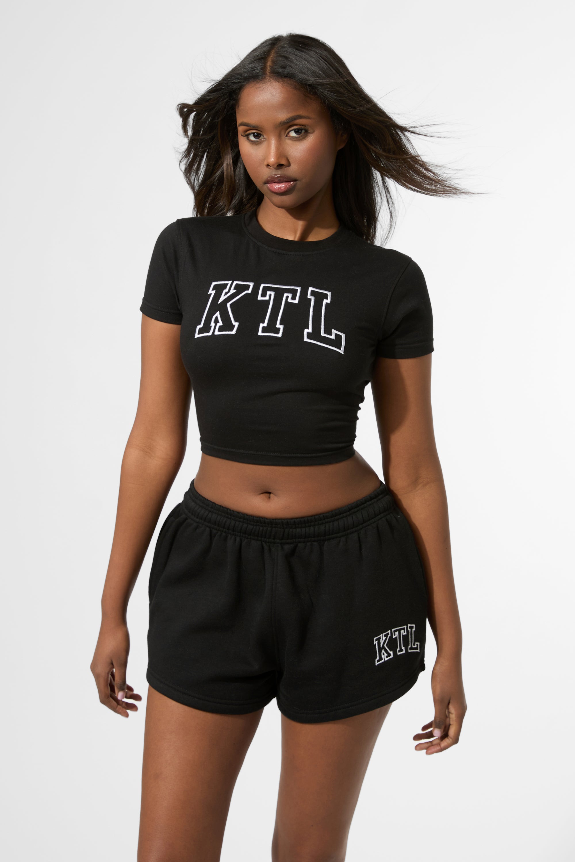 Kaiia KTL Logo Baby Tee Black