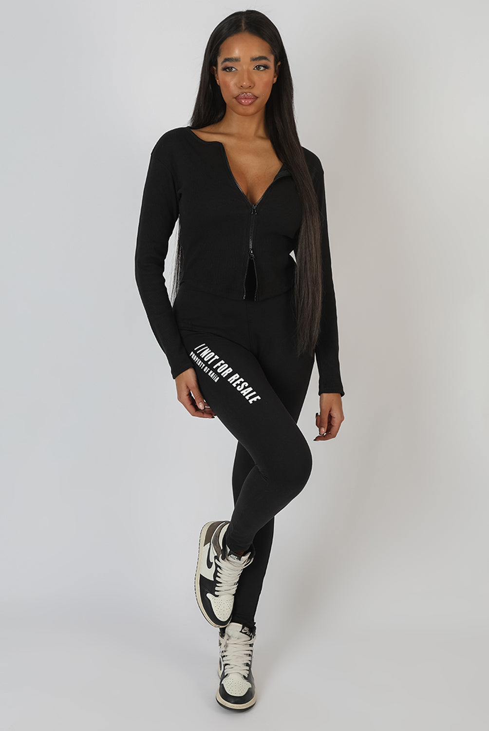 SLOGAN LEGGING BLACK