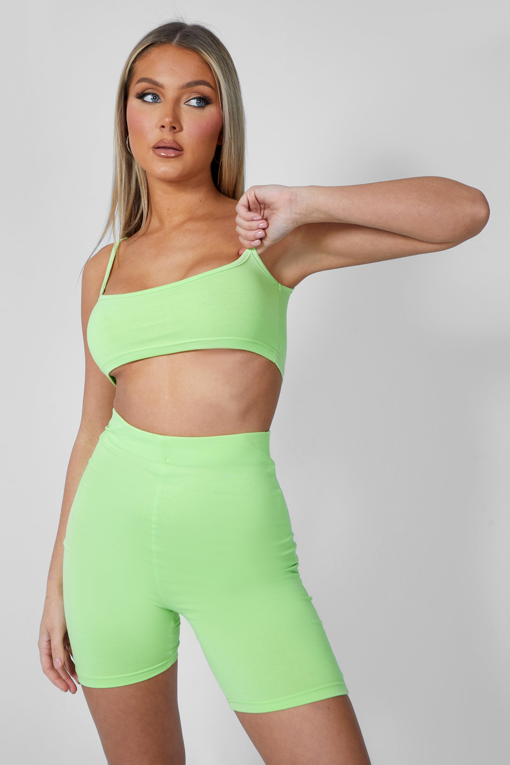 CYCLING SHORT LIME