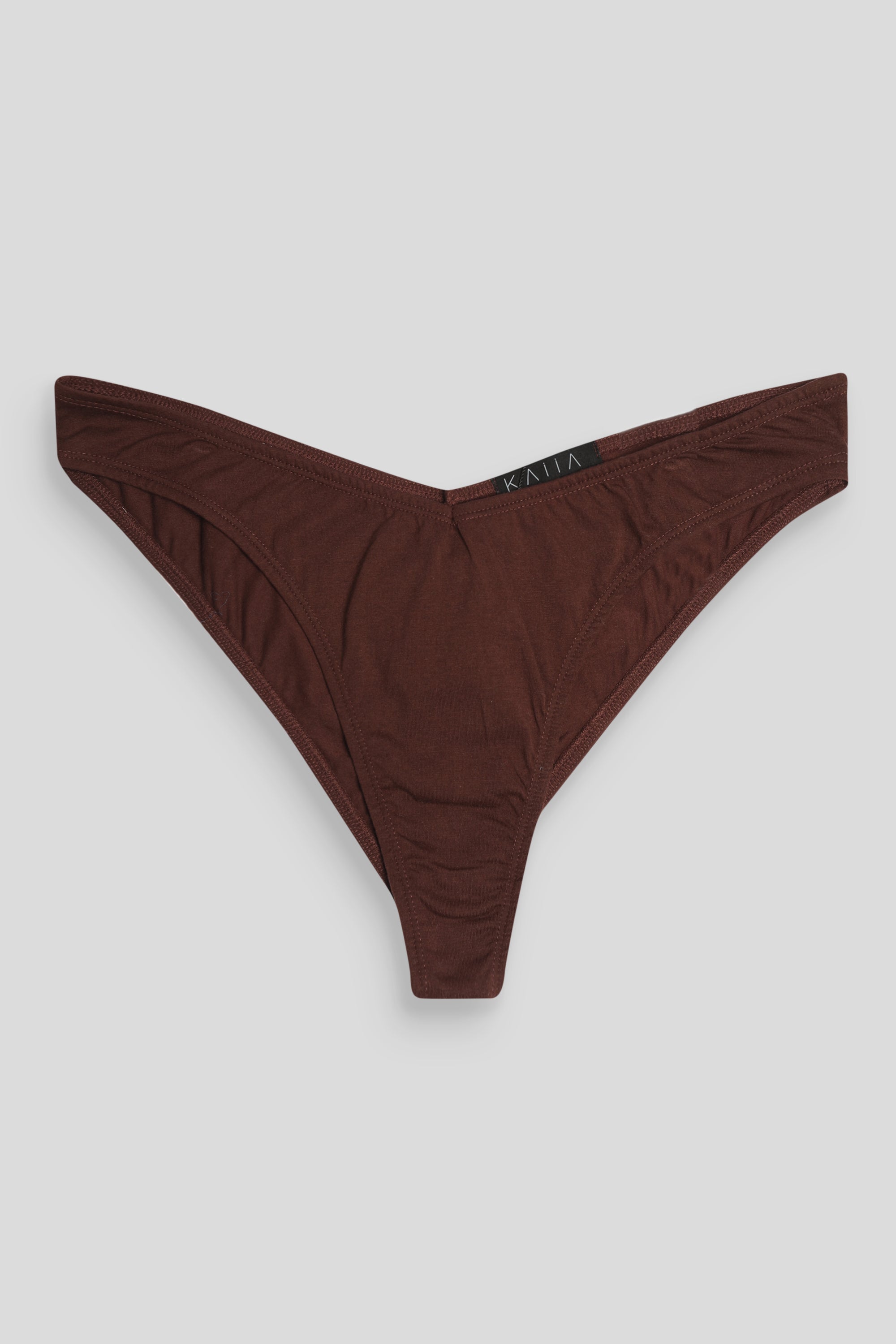 CURVE V FRONT KNICKER CHOCOLATE